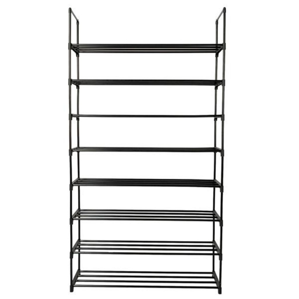 2 Set 4 Tiers Shoe Rack Shoe Tower Shelf Storage Organizer For Bedroom, Entryway, Hallway, And Closet Gray Color