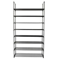 2 Set 4 Tiers Shoe Rack Shoe Tower Shelf Storage Organizer For Bedroom, Entryway, Hallway, And Closet Gray Color