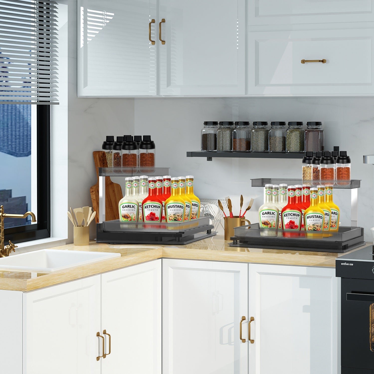 2-Tier Pull-Out Under Sink Organizer (Single)