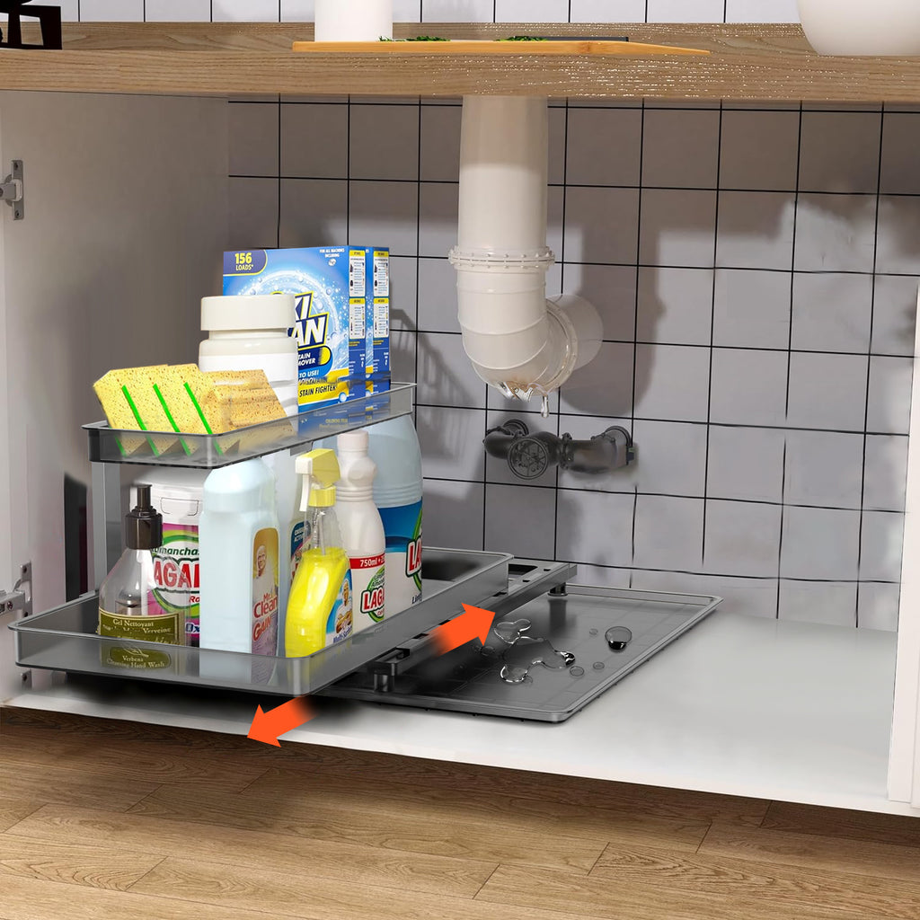 2-Tier Pull-Out Under Sink Organizer (Single)