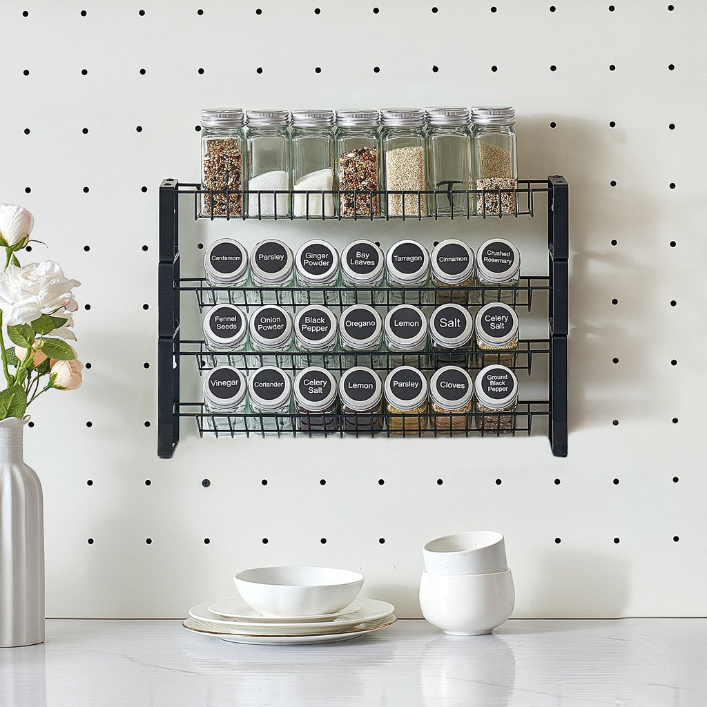 Spice Rack Organizer For Kitchen Cabinets