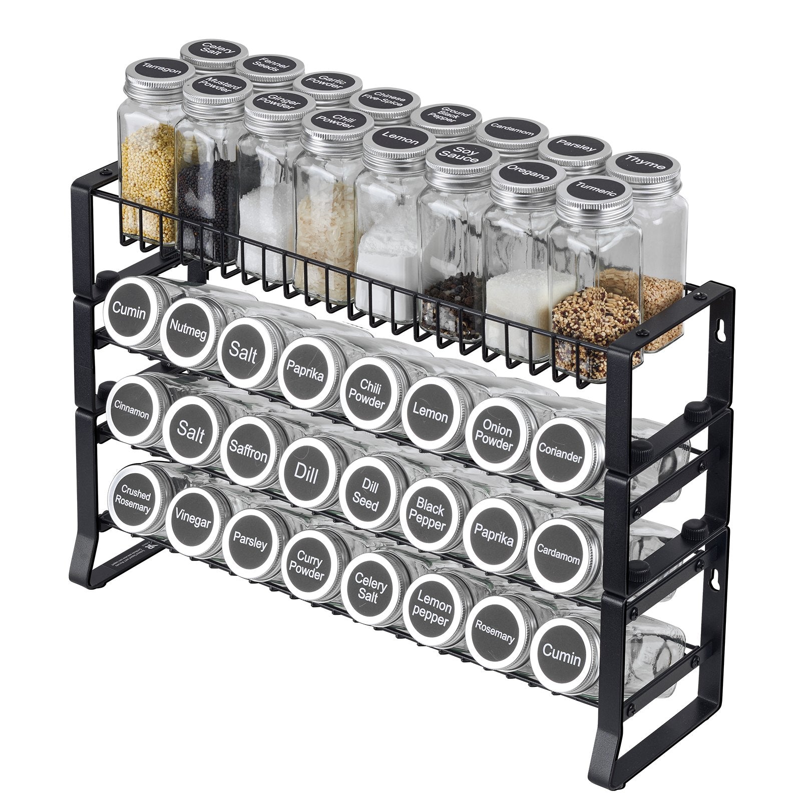 Spice Rack Organizer For Kitchen Cabinets