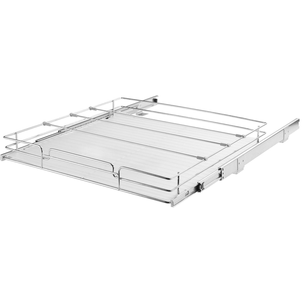 VEVOR  Pull Out Cabinet Organizer, Heavy Duty Slide Out Pantry Shelves, Chrome-Plated Steel Roll Out Drawers, Sliding Drawer Storage For Home, Inside Kitchen Cabinet, Bathroom, Under Sink